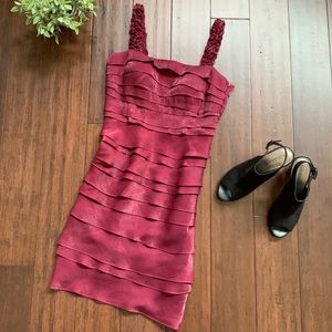 Maroon cocktail dress🥂